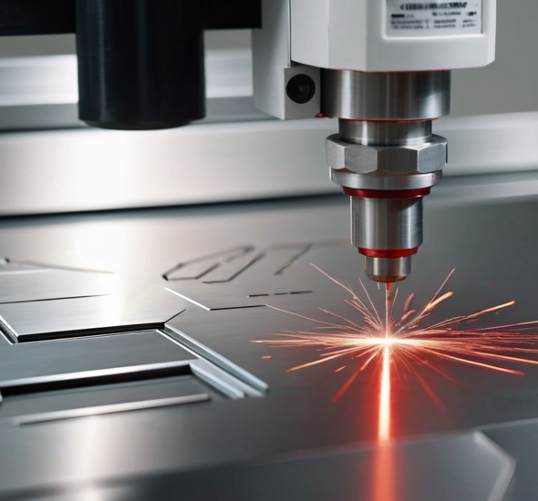 laser řezaní metalu